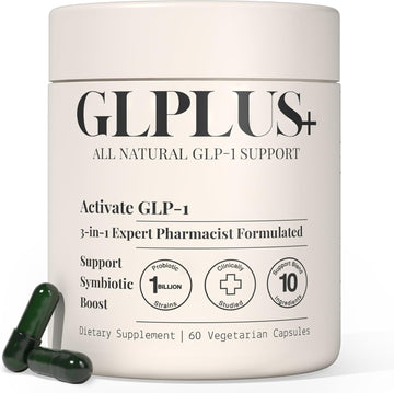 GLP-1 Supplement for Women and Men | Hunger & Metabolism Support - Expert Formulated to Support GLP1 Naturally | Probiotic and Prebiotic (60 Capsules)