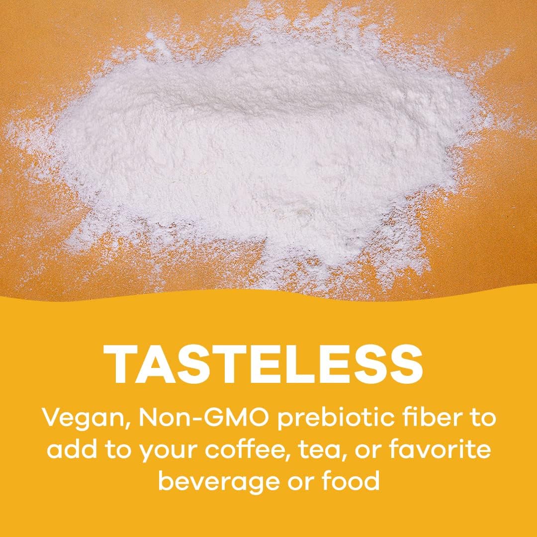 GoBiotix Prebiotic Fiber Supplement Powder for Digestive Health, Soluble Fiber for Gut Health, Gluten & Sugar Free, Keto, Vegan, 20 Servings (Travel)