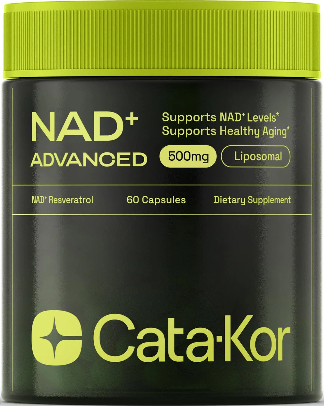 NMNH Supplement Alternative - Liposomal NAD with Resveratrol - High Purity NAD Supplement for Anti-Aging, Energy, Focus - 60 Capsules
