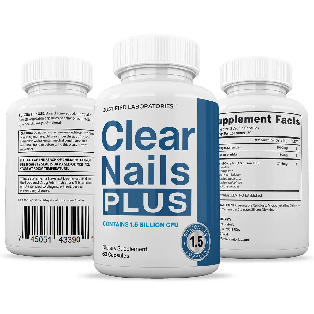 Clear Nails Plus™ – 15 Billion CFU Probiotic Nail & Fungus Support